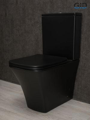 Унитаз напольный Gid Tn2184Bm 62252Y черный матовый 62.5x37x83 фото в интернет-магазине Русалия