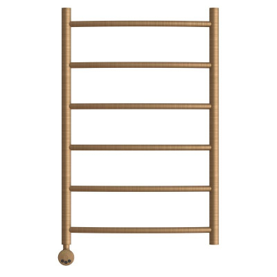 Полотенцесушитель электрический Point Афина PN04158BRE П6 500x800 левый/правый, бронза фото в интернет-магазине Русалия