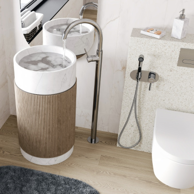 Main 4153 Напольный смеситель для раковины Wasserkraft фото в интернет-магазине Русалия