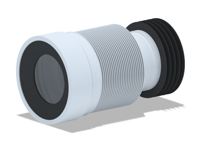 Фановая гофрированная труба для унитаза K828 АНИ Пласт фото в интернет-магазине Русалия