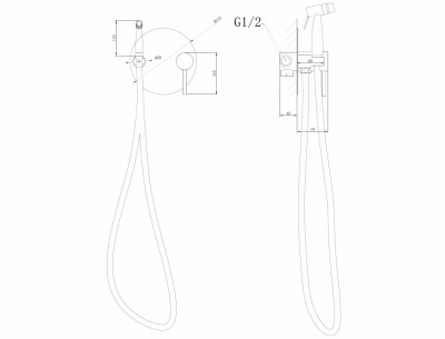 Смеситель ABBER Emotion AF8826 с гигиеническим душем, хром фото в интернет-магазине Русалия