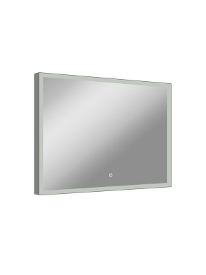 Зеркало с подсветкой Frame Silver 800x600 ЗЛП1019 Continent фото в интернет-магазине Русалия