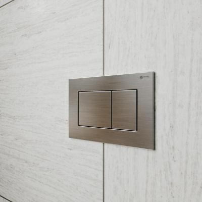 Клавиша смыва Ника PN44081SB нержавеющая сталь Point фото в интернет-магазине Русалия