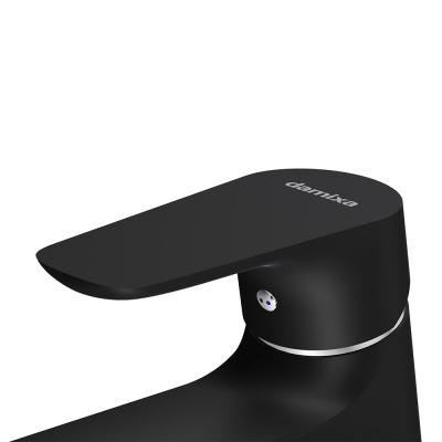 770210301 Jupiter, смеситель для умывальника, черный фото в интернет-магазине Русалия