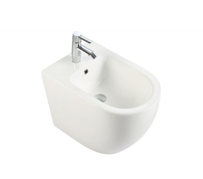 BILBAO BIDE Биде напольное белое с отверстием под смеситель, IBERICA BLANCA фото в интернет-магазине Русалия