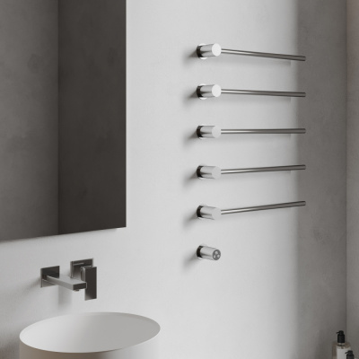 Полотенцесушитель электрический ABBER Charme AH4005 хром фото в интернет-магазине Русалия