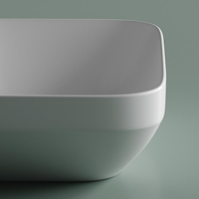 Умывальник чаша накладная прямоугольная Element 500*359*145мм CN6055 Ceramica Nova фото в интернет-магазине Русалия