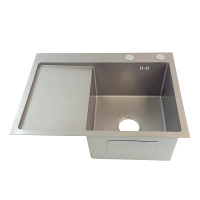 Мойка для кухни Fmark FSC6550T-R, серый фото в интернет-магазине Русалия