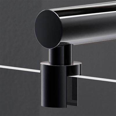 W94UWI-110-F1-MTE X-Joy Душевая перегородка 110x195, стекло прозр. 8 мм + покрытие, фурнитура мат хр Am.Pm фото в интернет-магазине Русалия