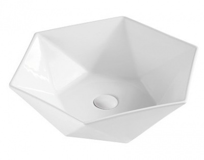 Раковина накладная шестиугольная ELBACH 1140 WeltWasser фото в интернет-магазине Русалия