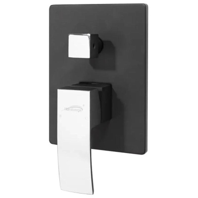 Душевая система встраиваемая Hansberge H6077BC, черный/хром фото в интернет-магазине Русалия