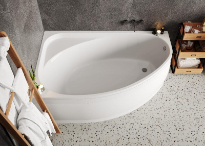 Акриловая ванна VAGNERPLAST HAPI 170x110 Left VPBA170HAP3LX-04 фото в интернет-магазине Русалия