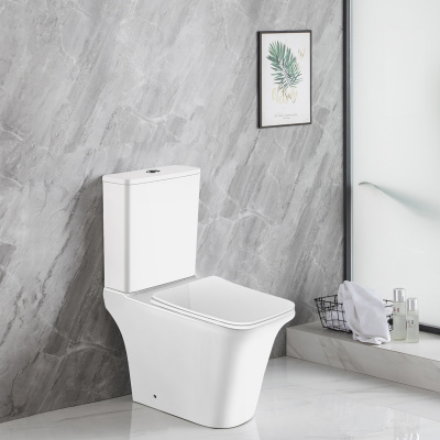 Унитаз безободковый AZ-1213A Avero с сиденьем микролифт Azario фото в интернет-магазине Русалия