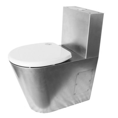 Унитаз - компакт из нержавеющей стали УНсбА Тругор фото в интернет-магазине Русалия