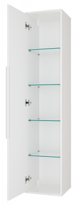 Шкаф - пенал Savoy 35 подвесной универсальный (белый) SAV-05035-010 Brevita фото в интернет-магазине Русалия