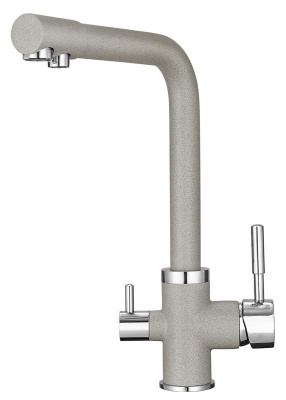 Смеситель для кухни GRANULA (2015, БАЗАЛЬТ) фото в интернет-магазине Русалия