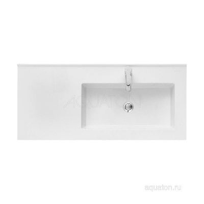Раковина AQUATON Квадро Про 100 правая 1A733231QA01R фото в интернет-магазине Русалия