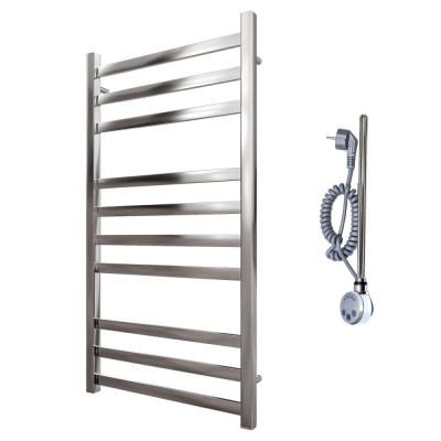 Полотенцесушитель электрический Point Меркурий PN83150E П10 500x1000 левый/правый, хром фото в интернет-магазине Русалия