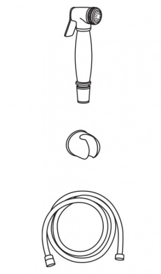 Гигиенический гарнитур VR.KIT-2223.BR Veragio фото в интернет-магазине Русалия