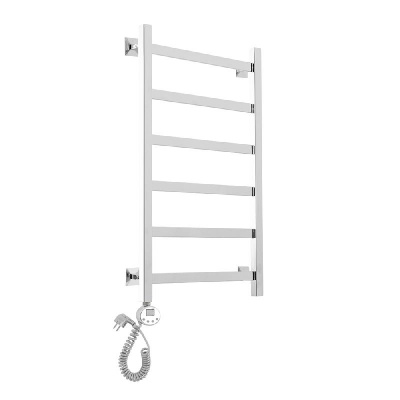 Электрический полотенцесушитель Квадро Плюс П6 400х800 EL, хром Domoterm фото в интернет-магазине Русалия