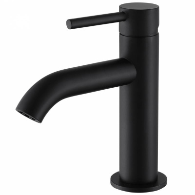 Смеситель ABBER Wasser Kreis AF8110B для раковины, черный матовый фото в интернет-магазине Русалия