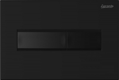 Кнопка смыва Loranto механическая, двойная, черный матовый 7323 фото в интернет-магазине Русалия