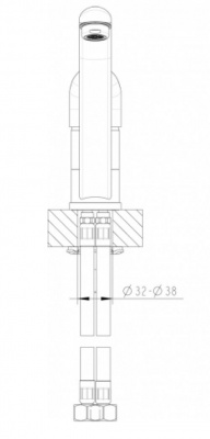 Смеситель для кухни Drop F74898C-2 Bravat фото в интернет-магазине Русалия