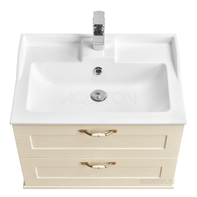 Тумба под раковину AQUATON Леон 65 дуб бежевый 1A187001LBPR0 фото в интернет-магазине Русалия