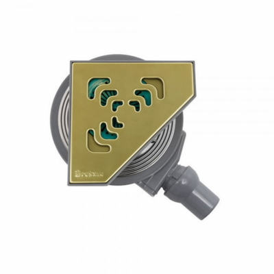 Точечный трап Pestan Confluo Standard 20х20 Angle Gold (13000127) фото в интернет-магазине Русалия