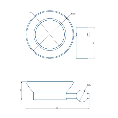 Мыльница Haiba HB8402-4, бронза фото в интернет-магазине Русалия