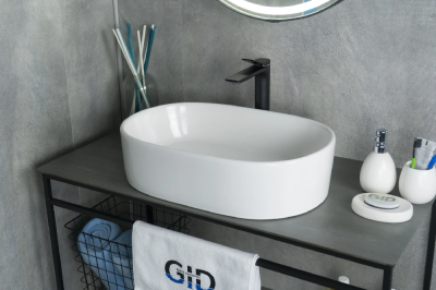 Раковина накладная Gid N9025 фото в интернет-магазине Русалия