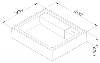 M85AWCC0602WG X-Joy, Раковина над стиральной машиной, литьевой мрамор, 60 см, белый глянец Am.Pm фото в интернет-магазине Русалия