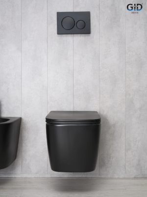 Унитаз подвесной Gid Tr2140Bm 62255Y черный матовый 51x35x37.5 фото в интернет-магазине Русалия