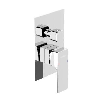 953510000 Gala встраиваемая душевая система со смесителем и изливом, хром Damixa фото в интернет-магазине Русалия