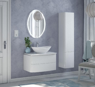 Шкаф-пенал подвесной "Огайо 40" универсальный Corozo фото в интернет-магазине Русалия