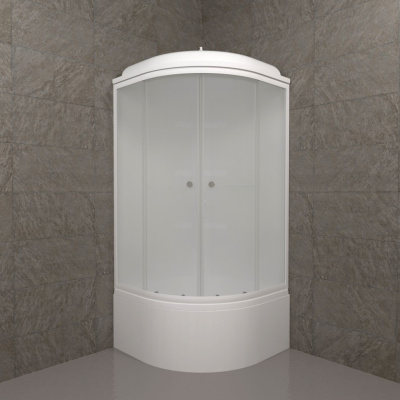 Душевая кабина Вельвет 90*90 Б (9 мест+сифон D50) Щ0000065753 Тритон фото в интернет-магазине Русалия