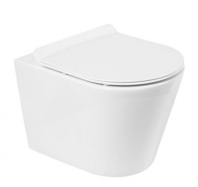 Унитаз подвесной безободковый Flay-R BB053CHR Belbagno фото в интернет-магазине Русалия