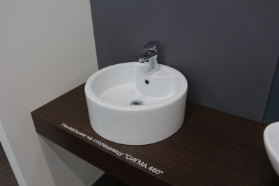 Раковина накладная Сигма 460 Kirovit фото в интернет-магазине Русалия