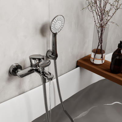 Vils 5601 Смеситель для ванны с коротким изливом Wasserkraft фото в интернет-магазине Русалия