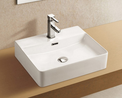 Раковина накладная прямоугольная AZ2173s Azario фото в интернет-магазине Русалия