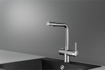 Смеситель для кухни Granula (5008, НЕРЖ) фото в интернет-магазине Русалия