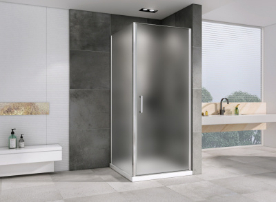 Душевой уголок ABBER Sonnenstrand AG04060M-S85M 85х60 прямоугольный, профиль хром, матовое стекло фото в интернет-магазине Русалия