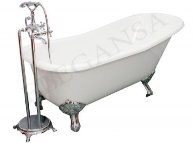 Ванна чугунная эмалированная Elegansa Schale Crome 170х75 фото в интернет-магазине Русалия