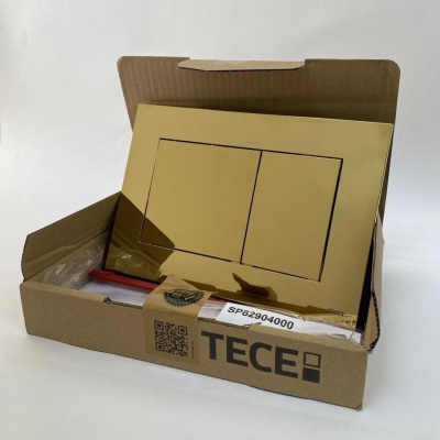 TECEnow панель смыва с двумя клавишами золото глянец 9240439 TECE фото в интернет-магазине Русалия