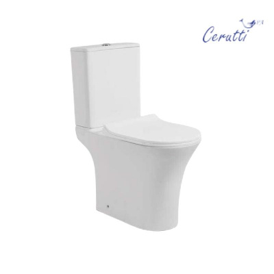 Унитаз BERNINA напольный безободковый Ceruttispa CT7193 (650x340x770) фото в интернет-магазине Русалия
