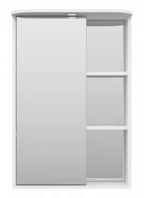 Зеркальный шкаф Венера 55 левый П-Внр04055-01СвЛ Misty фото в интернет-магазине Русалия