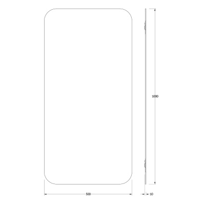 Зеркало настенное Primary EVOFORM 50х100 см, BY 0129 фото в интернет-магазине Русалия