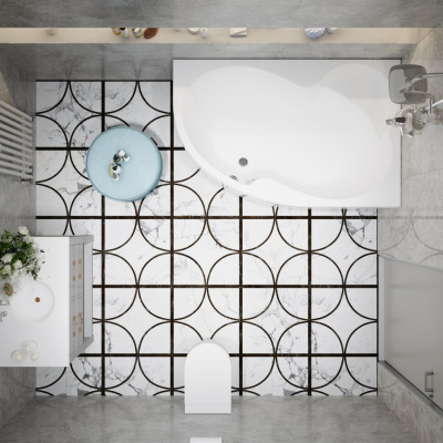 Ванна обрезанная Мари 170-левая Щ0000046123 Тритон фото в интернет-магазине Русалия