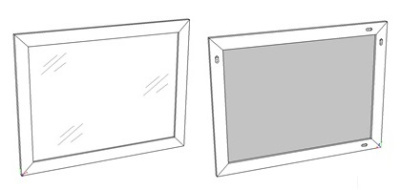 Зеркало "Классика 105" универсальное Corozo фото в интернет-магазине Русалия