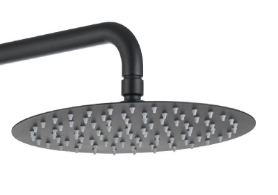 Душевая система 3jet 250мм AQUATEK, матовый черный AQ2040MB фото в интернет-магазине Русалия